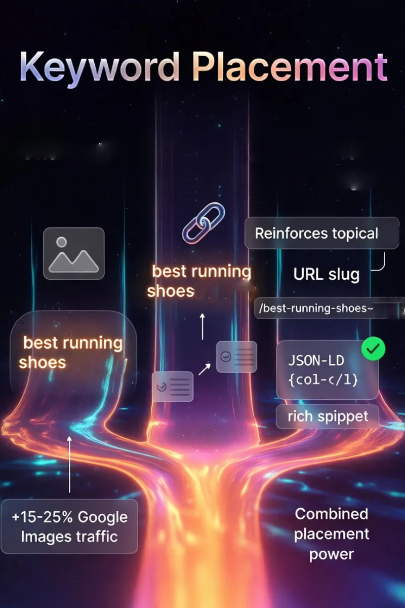 Keyword Competition Ladder Infographic – Climb past competitors with 6 on-page levers